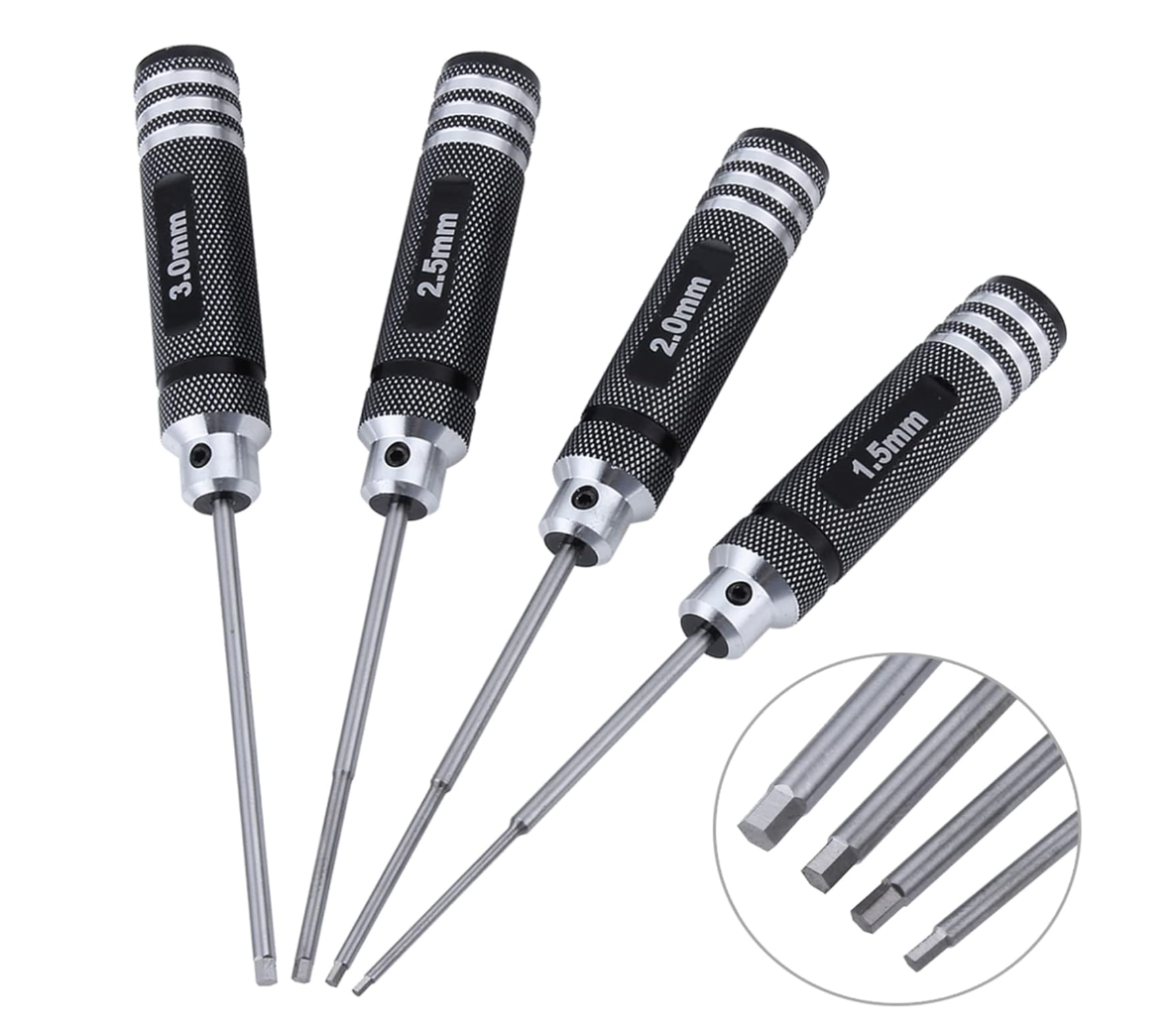 HobbyPark RC Repair Tools Kit – Hex Drivers, Nut Drivers, Wrenches & Screw Tray