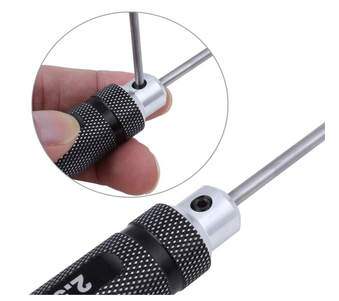 "HobbyPark 4pcs RC Hex Screwdriver Set – 1.5mm, 2.0mm, 2.5mm, 3.0mm Repair Tool Kit"